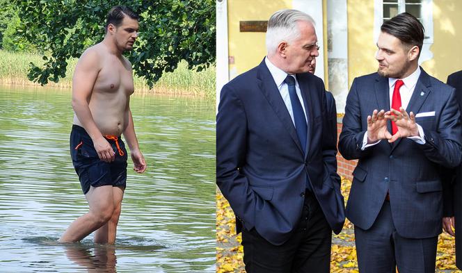 Ucieka od polityki do wody