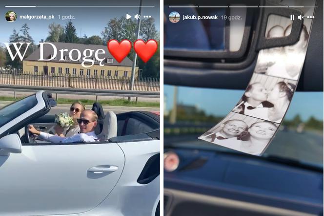 Julia Królikowska i Jakub Piotr Nowak w Porsche 911 Turbo S Cabriolet