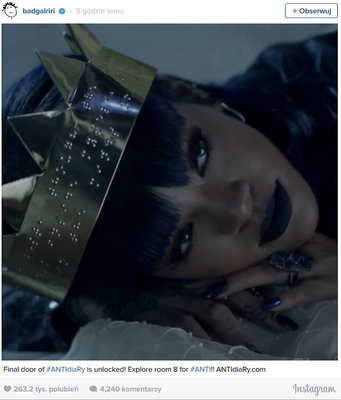 Rihanna: ANTi - za darmo! Płyta Rihanny już w serwisie Tidal!
