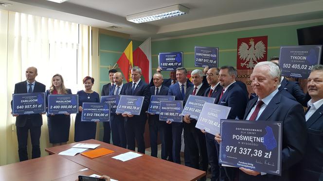 Miliony na inwestycje drogowe w powiecie białostockim