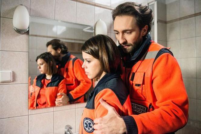 Na sygnale odc. 200. Martyna (Monika Mazur), Piotr (Dariusz Wieteska)