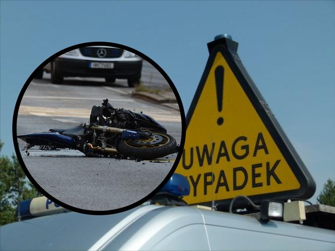 Toruń: Tragiczny wypadek z udziałem motocyklisty! 31-latek uderzył w słup
