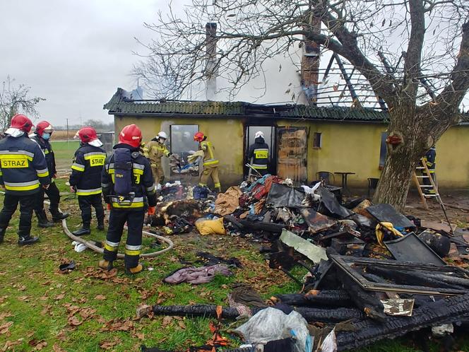Wielki pożar domu w Podstolicach