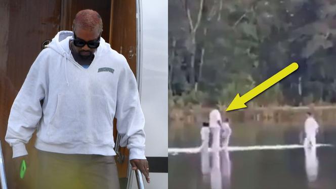 Kanye West chodzi po wodzie
