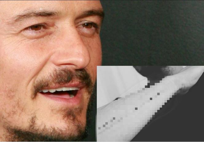 Nowy tatuaż Orlando Blooma