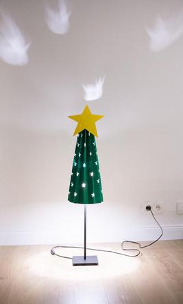 DIY lampa choinkowa