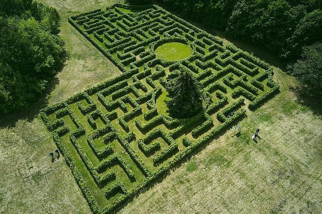 Labirynt w Ogrodzie Botanicznym Łódź