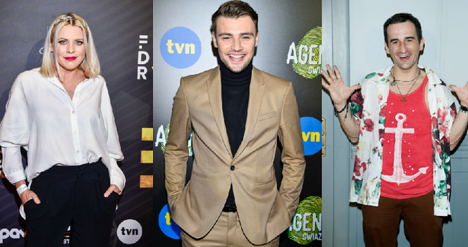 Finaliści programu Agent - Gwiazdy 4: Misiek Koterski, Damian Kordas i Maria Sadowska
