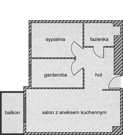 Plan deweloperski mieszkania