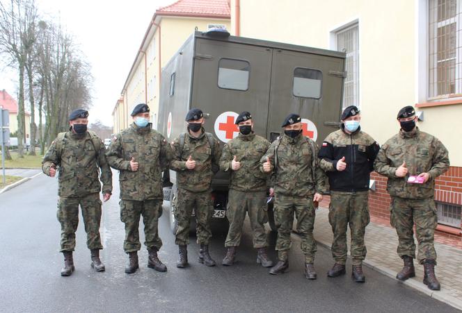 Czołgiści z Braniewa ruszyli na szczepienia
