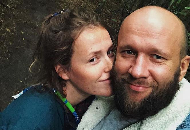 Olga Frycz i jej chłopak Grzegorz Sobieszek