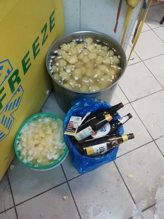 Alkohol na stołówce w szkole