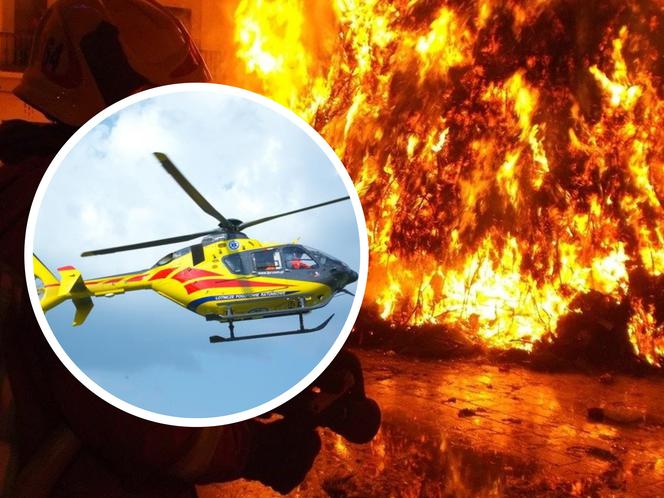 Katastrofa lotnicza w Bydgoszczy! Samolot rozbił się na lotnisku i spłonął. Nie żyją dwie osoby