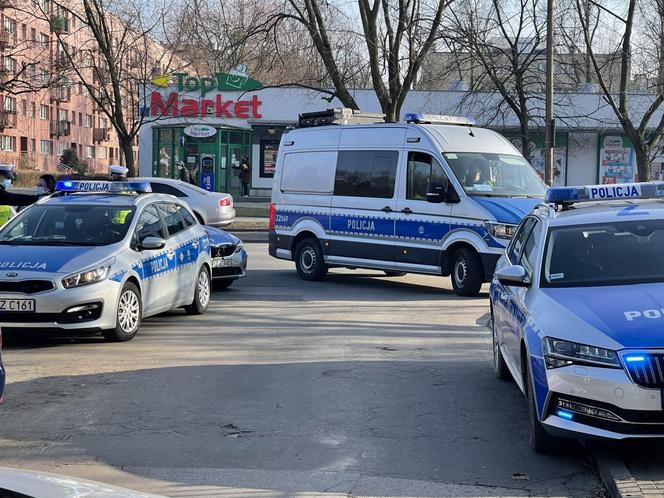 Uciekał przed policją, wylądował na latarni