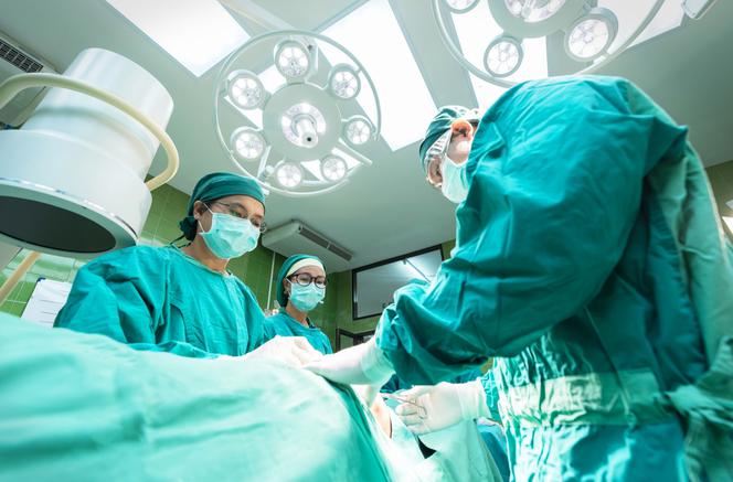 Surgery in hospital, clinic and doctors