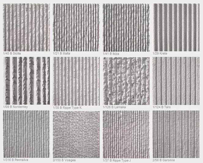Beton architektoniczny, matryce do betonu Reckli