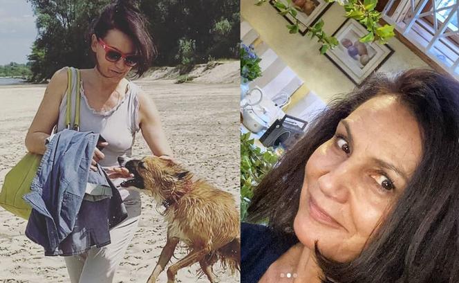 Naturalna Małgorzata Pieczyńska na plaży! Wygląd 61-letniej gwiazdy M jak miłość wprawia w osłupienie. Wszyscy patrzyli tylko na to - ZDJĘCIA