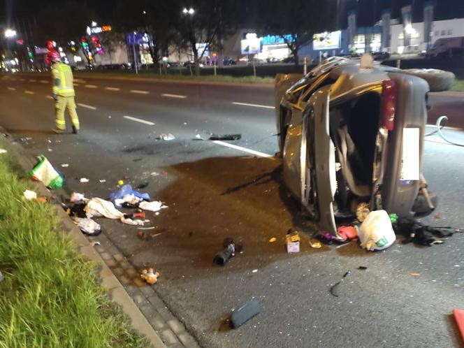 Groźny wypadek na Al Konstytucji 3 Maja w Lesznie FOTO VIDEO