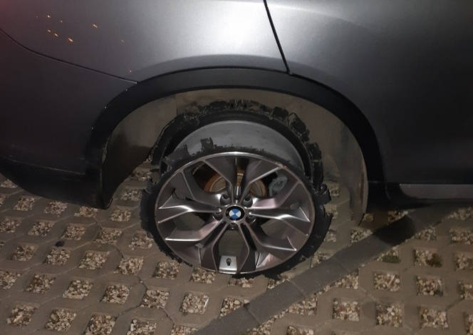 Uciekał BMW po pijaku