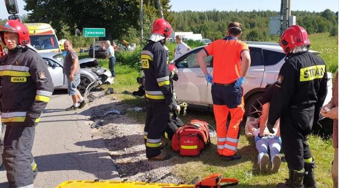 Koszmarny wypadek w Zaleziance! Dwie kobieta w szpitalu. Sprawcą pijany 20-latek!