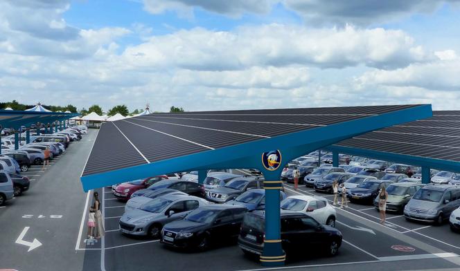 Disneyland Paris carport fotowoltaiczny
