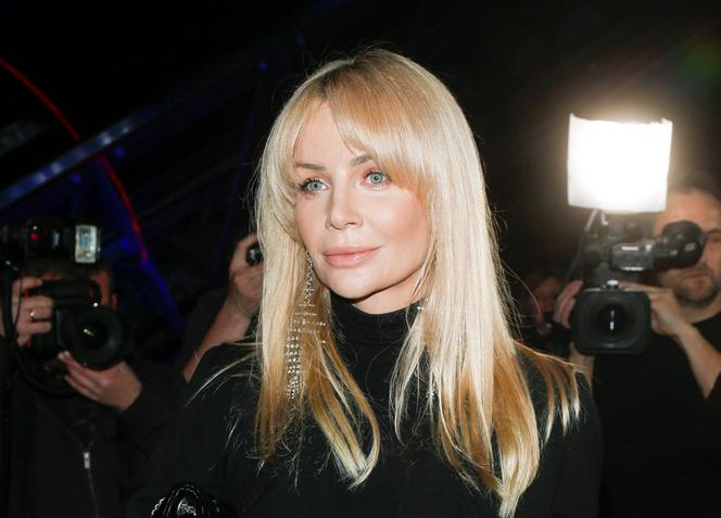 Agnieszka Woźniak-Starak na premierze filmu Ukryta gra
