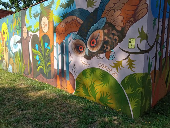 nowy mural w Lesznie