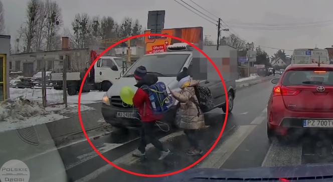Poznań: Znaleziono kierowcę, który prawie PRZEJECHAŁ DZIECI na pasach! Szokujące ustalenia policji