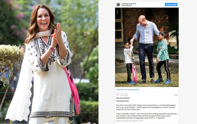 Post Kate Middleton na Instagramie