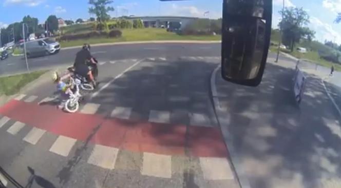 Motocyklista potrącił 6-latkę w Olsztynie