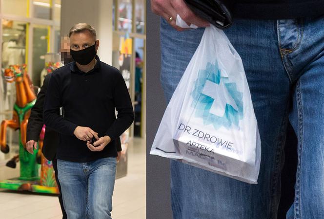 Andrzej Duda poszedł do apteki