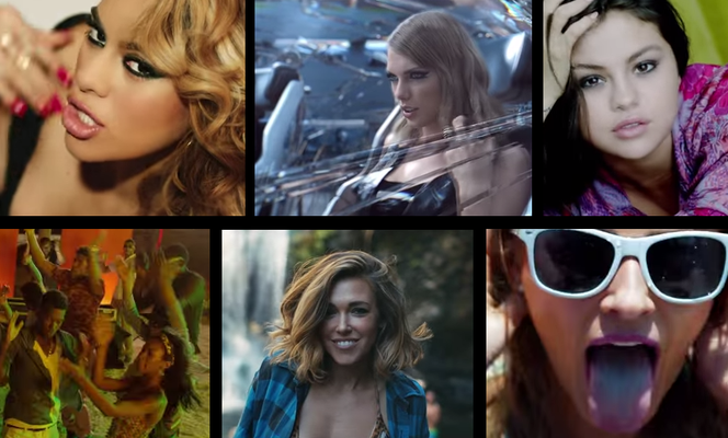 Hit lata - nominacje Teen Choice Awards 2015 (kadry z teledysków nominowanych piosenek)