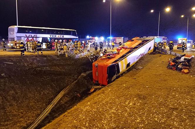 Wypadek Ukraińskiego autobusu w Kaszycach
