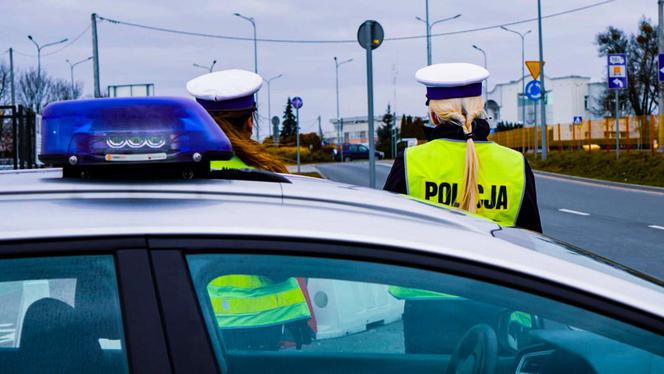 Kontrola drogowa, policja