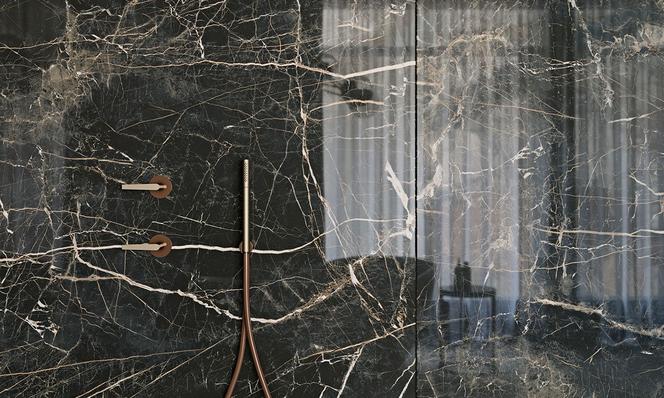 Kolekcja płytek Marquina gold firmy Cerrad