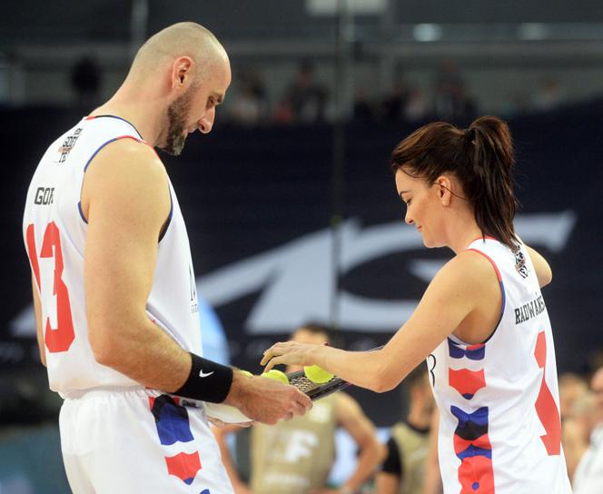 Marcin Gortat i Agnieszka Radwańska