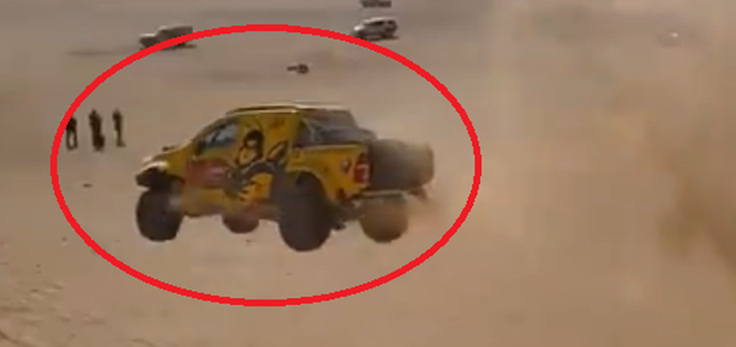 Wypadek podczas Rajdu Dakar