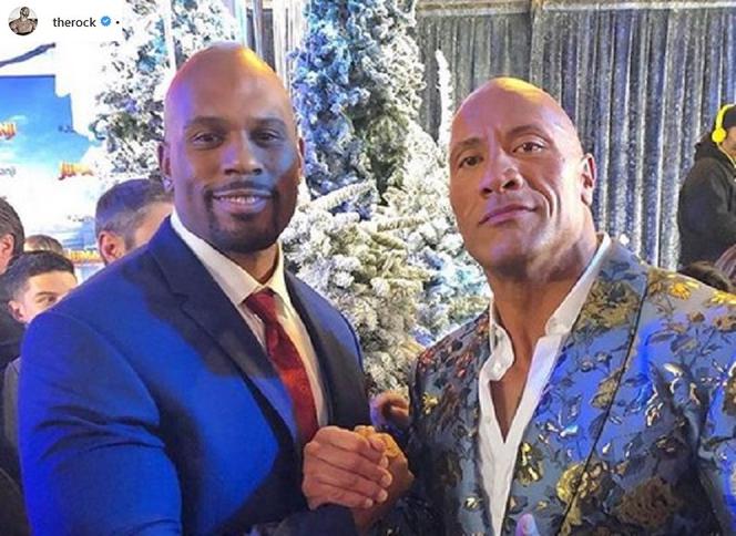Shad Gaspard i Dwayne Johnson