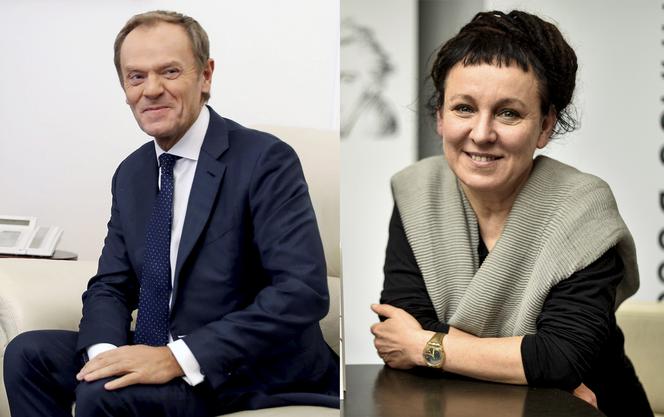 Donald Tusk, Olga Tokarczuk