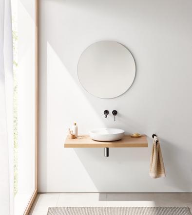 Podtynkowa bateria umywalkowa z serii Essence w odcieniu Hard Graphite, Grohe.