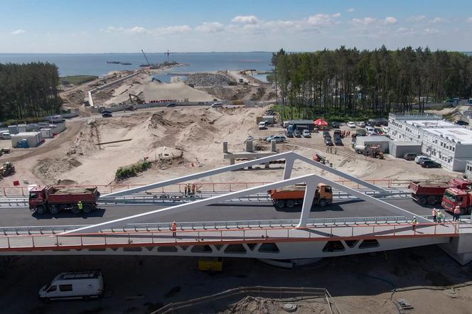 Mierzeja Wiślana budowa