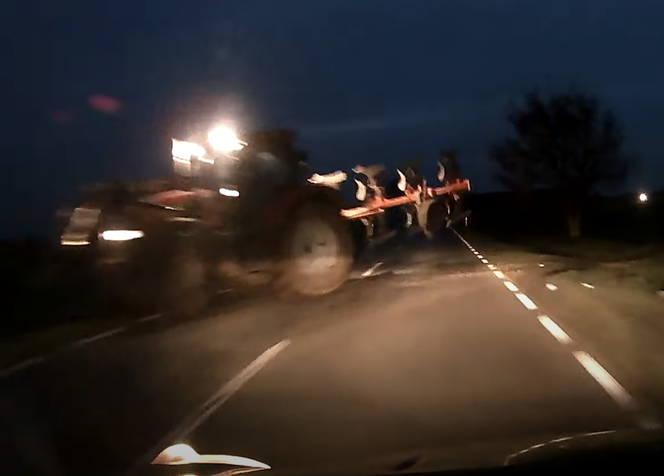 Kolizja z pługiem