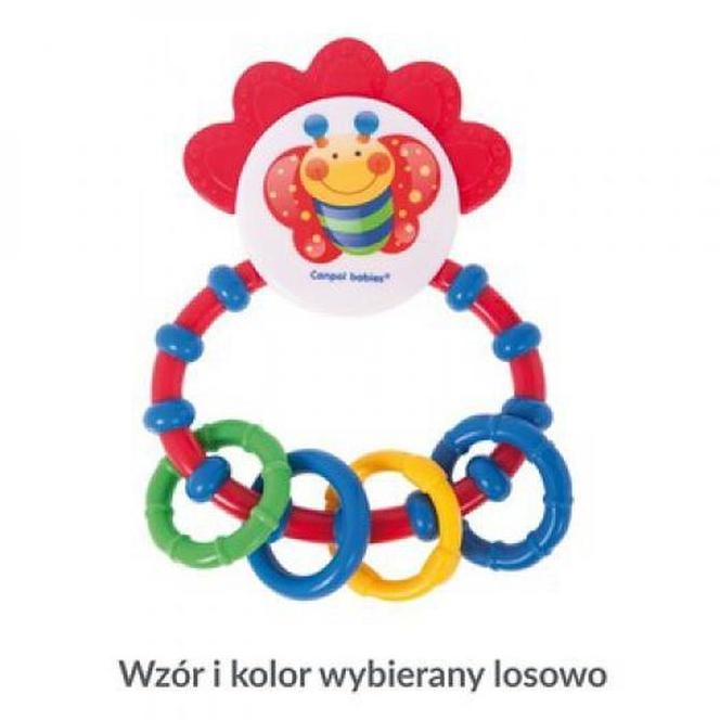 Grzechotka z gryzakiem elastycznym