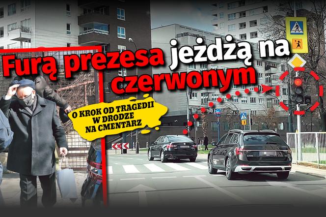 Furą prezesa jeżdżą na czerwonym
