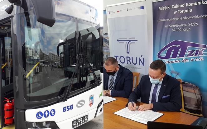 Podpisanie umowy na autobusy dla Torunia