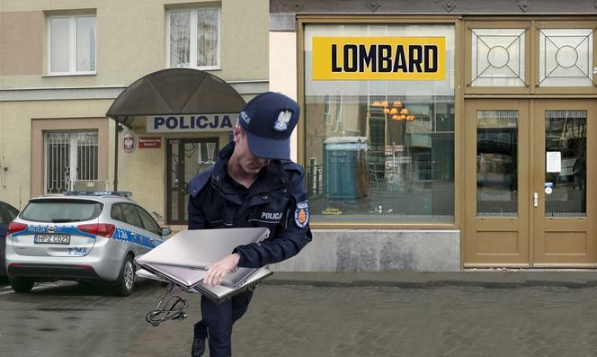Policjant hazardzista kradł komputery