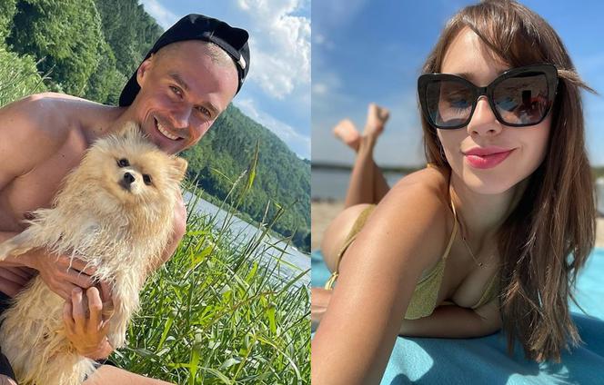Piotr Żyła i Marcelina Ziętek