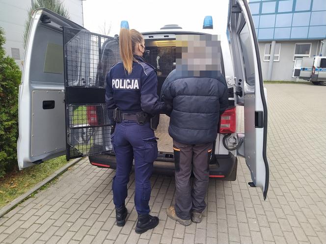 Zapolice: Zaparkował ZA BLISKO stojaków. Rowerzysta przyłożył mu NÓŻ DO GARDŁA!