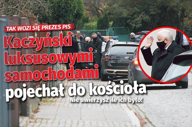 Tak wozi się prezes PiS