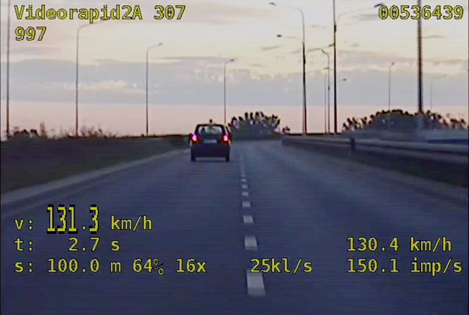 Pędził 131 km/h w zabudowanym bo spieszył się po truskawki